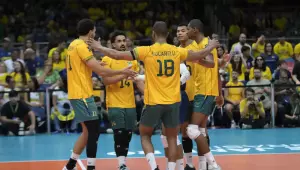 Brasil vence Venezuela e est&aacute; no mundial de v&ocirc;lei masculino