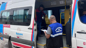 Suzano promove vistoria em 137 vans do transporte complementar a partir de ter&ccedil;a-feira