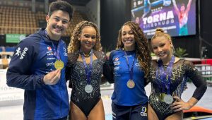 Brasil fecha Copa do Mundo de gin&aacute;stica com mais cinco p&oacute;dios