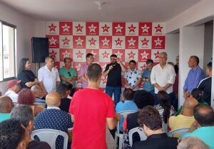 PT inaugura nova sede em Suzano com presença de Walmir Pinto, Jilmar Tatto e Valverde