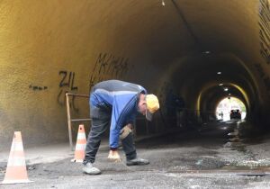 Túnel entre Maitê e Jardim Luela será interditado entre quarta e sexta