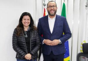Saulo Souza recebe visita da ex-prefeita de Francisco Morato 