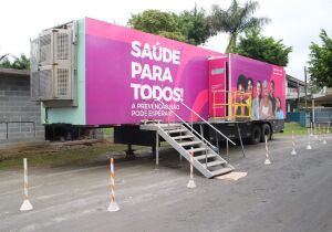 Saúde amplia atendimentos da Carreta Rosa da Mamografia até quarta-feira