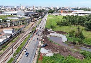 Avenida Jorge Bei Maluf é liberada nos dois sentidos após avanço em obra histórica de drenagem