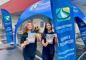 Posto Itinerante leva informação e tira dúvidas sobre obras do Complexo Viário do Alto Tietê