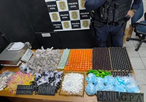 GCM estoura casa bomba e apreende mais de 15 quilos de drogas no Jardim Maitê