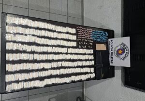 Homem portando 362 porções de drogas é preso em flagrante por tráfico em Santa Isabel