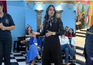 Palestra da Loja Maçônica, em Mogi, aborda prevenção à violência contra a mulher