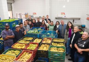 Secretário acompanha visita de representante de programa federal de segurança alimentar
