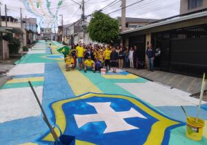 Suzano entra no clima da Copa; decreto de Pedro Ishi regulamenta pintura de ruas