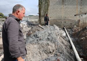 Segurança Cidadã flagra despejo irregular de resíduos de siderúrgica no rio Jaguari