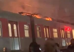 Trem pega fogo próximo à estação Brás e paralisa linhas 11-Coral, 12-Safira e Expresso Aeroporto