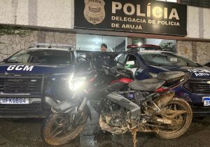Smart Arujá e COI recuperam motocicleta furtada em menos de duas horas
