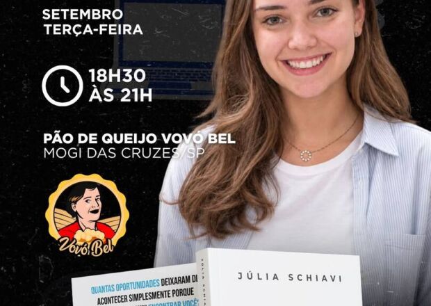 Aos 20 anos, mogiana Júlia Schiavi lança livro sobre ambiente digital
