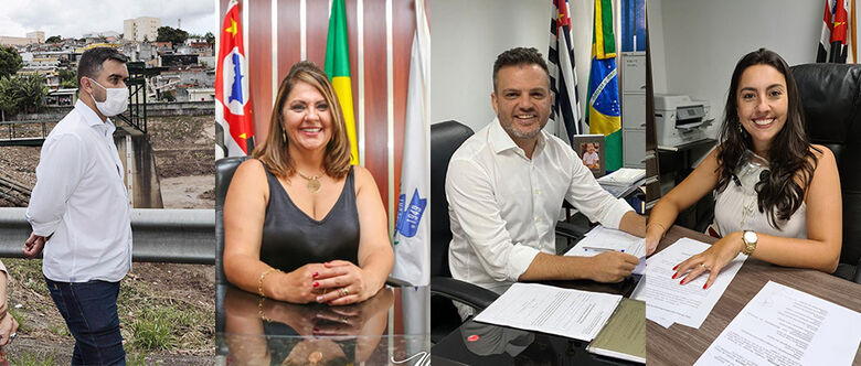 Caio Cunha, Marcia Bin, Boigues e Gambale assinaram documentos e visitaram locais da cidade
