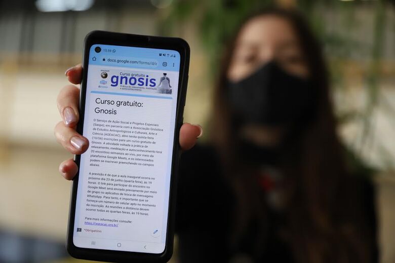 Curso tem a autopsicologia como área de concentração