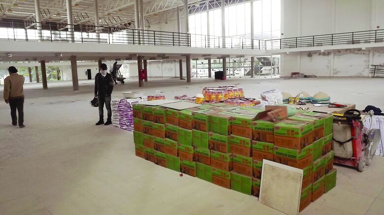 Conselho de Políticas Culturais vistoria obras na Praça de Eventos de Poá