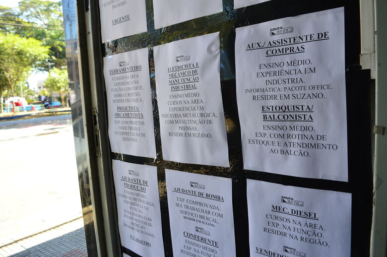 Agências têm alta procura por empregos em Suzano