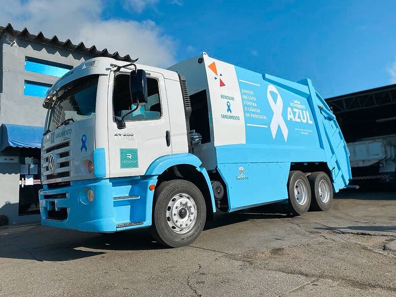 Caminhão de coleta da Renovar entra na campanha do Novembro Azul