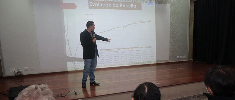 Secretaria Municipal de Planejamento e Finanças, promoveu nesta quinta-feira (14/04) uma audiência pública para apresentar a previsão orçamentária de Suzano para o ano que vem. O encontro aberto à população debateu o projeto de Lei de Diretrizes Orçamentá