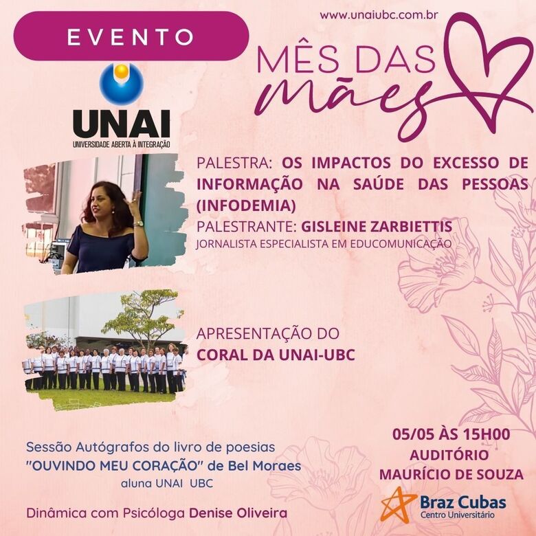 Palestra alerta sobre os impactos do excesso de informação na saúde nesta quinta-feira