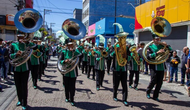 Festival de Bandas e Fanfarras animou o público com o talento de jovens mogianos