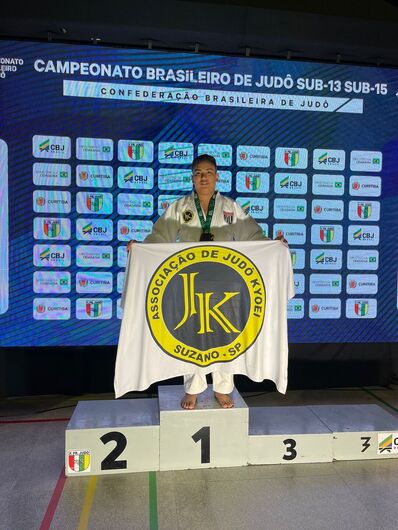 Suzanense conquista medalha de bronze no Campeonato Brasileiro de Judô Sub-15