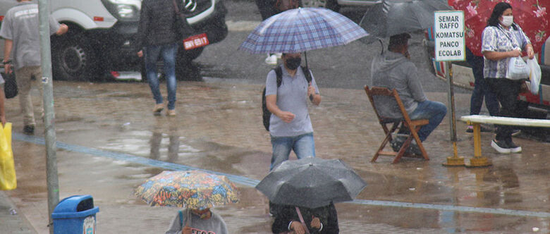 Chuvas devem voltar a aparecer na região nesta quinta-feira. Quarta será de tempo firme