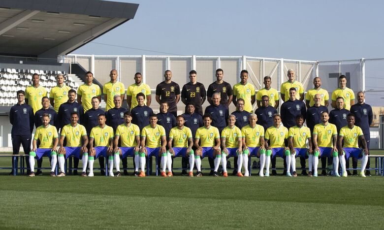 Seleção tira a foto oficial para o Mundial do Catar