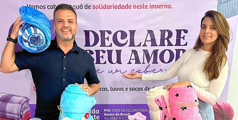 taquá lança campanha 'Declare seu amor, doe um cobertor' na segunda