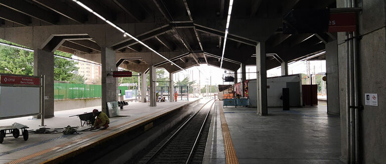 Foram cobertas, mas indicam chegada da extensão da Linha 11 até a Barra Funda