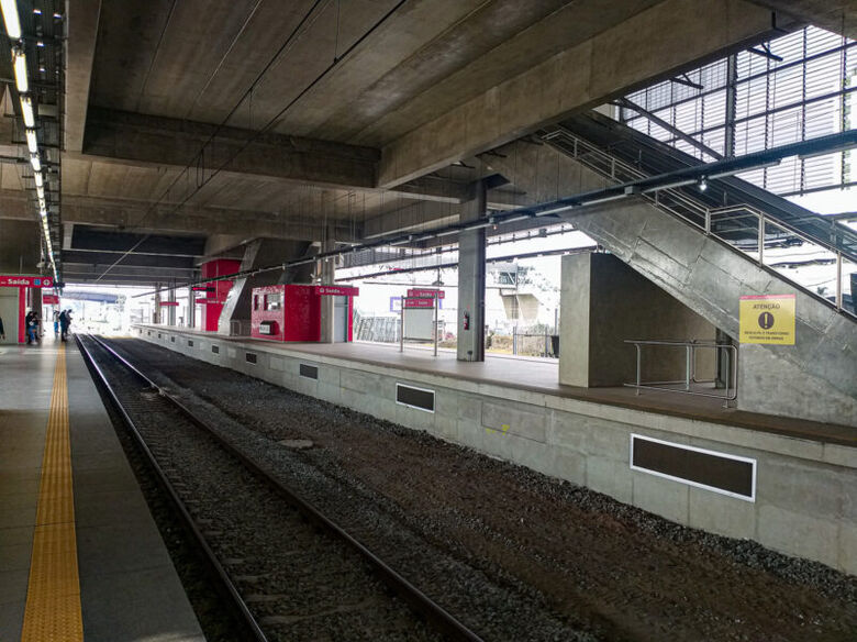 Plataforma 3 na Estação Suzano será ativada para testes neste sábado