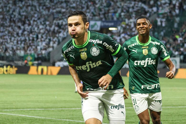 Veiga marcou o 2º gol do Palmeiras