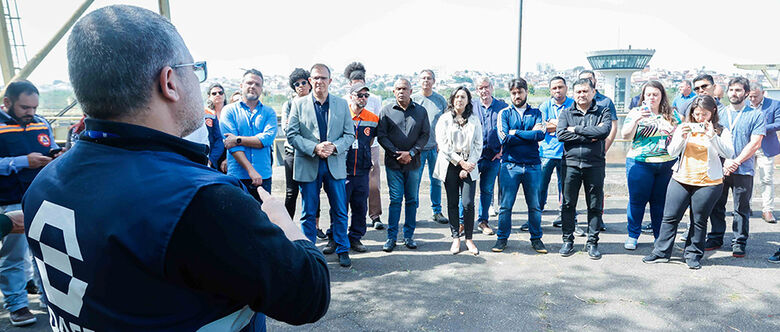 Prefeitos da região estiveram na Barragem da Penha nesta quinta-feira