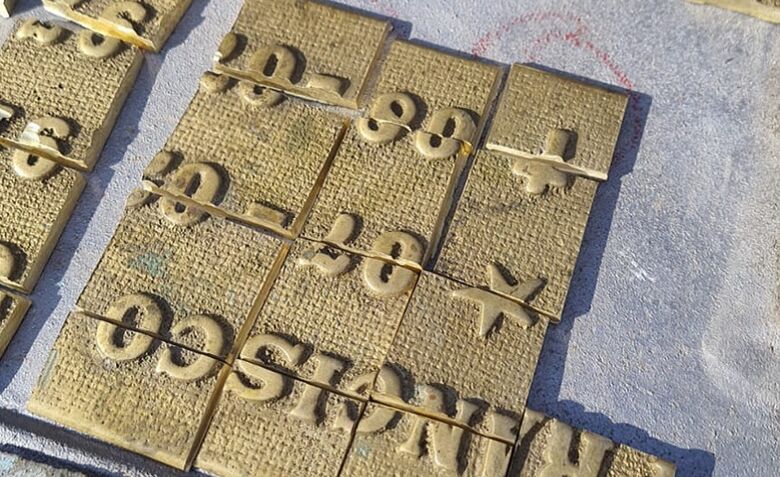 Peça de bronze estava cortada em 34 pedaços e foi localizada durante buscas por grades de ralo furtadas