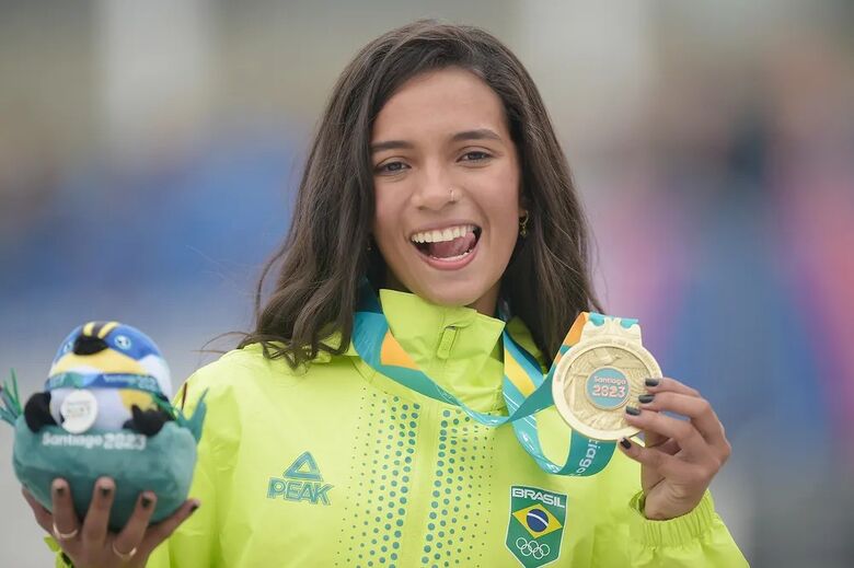 Rayssa Leal é a primeira campeã da modalidade, que é estreante nos Jogos Pan-Americanos