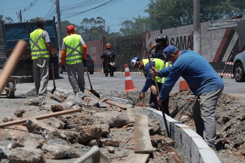 Trecho da avenida Francisco Marengo passa por revitalização