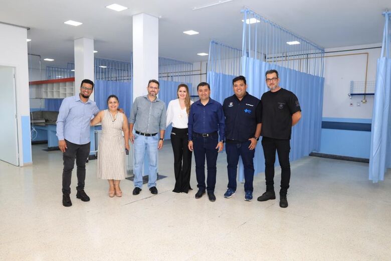 Saúde entrega reforma do setor de Emergência do Pronto-Socorro Municipal