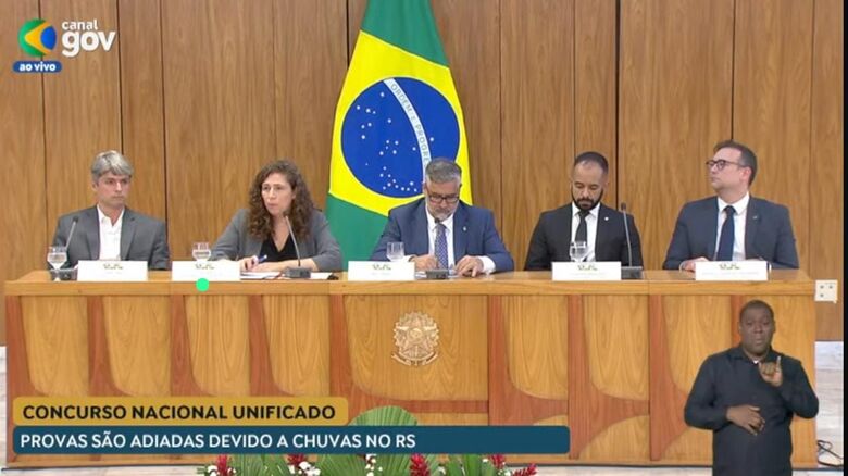 Governo adia Concurso Público Nacional em todo o país por causa das chuvas RS