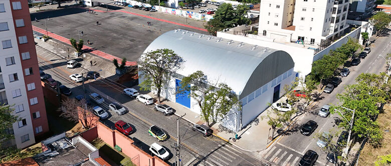 Obras do novo Mercado Municipal, no Centro de Suzano, avançam