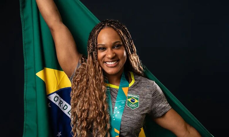 Rebeca Andrade, da ginástica artística, é uma das candidatas à medalha de ouro