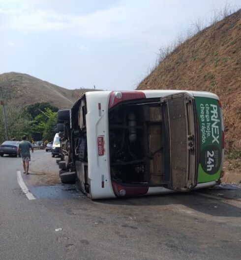 Acidente aconteceu na Via Dutra, descida da Serra das Araras