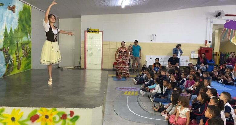 Escola do Miguel Badra promove atividade para incentivar consciência corporal