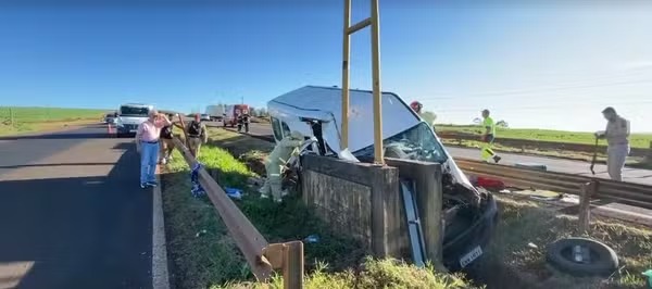 Acidente ocorreu na manhão desta quinta-feira, no norte do Paraná