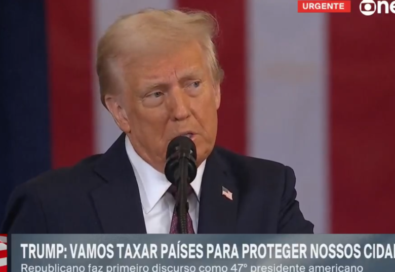 Trump discursa após tomar posse