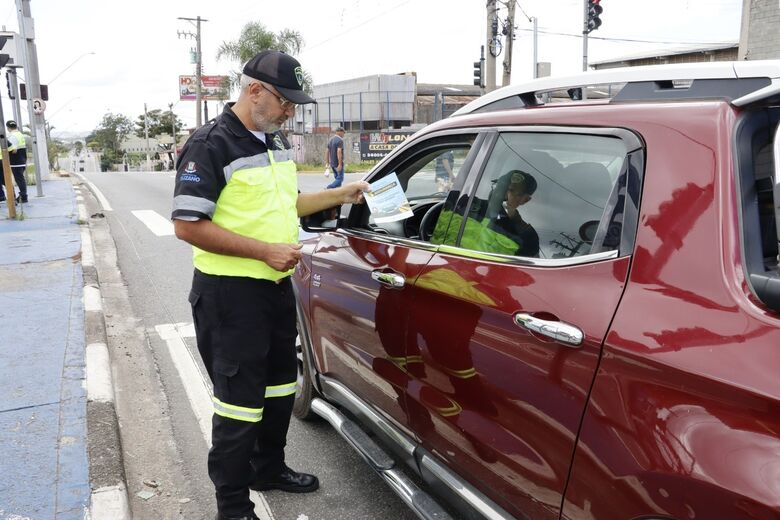 Equipes de Educação para o Trânsito e de Fiscalização do Trânsito deram especial atenção aos condutores