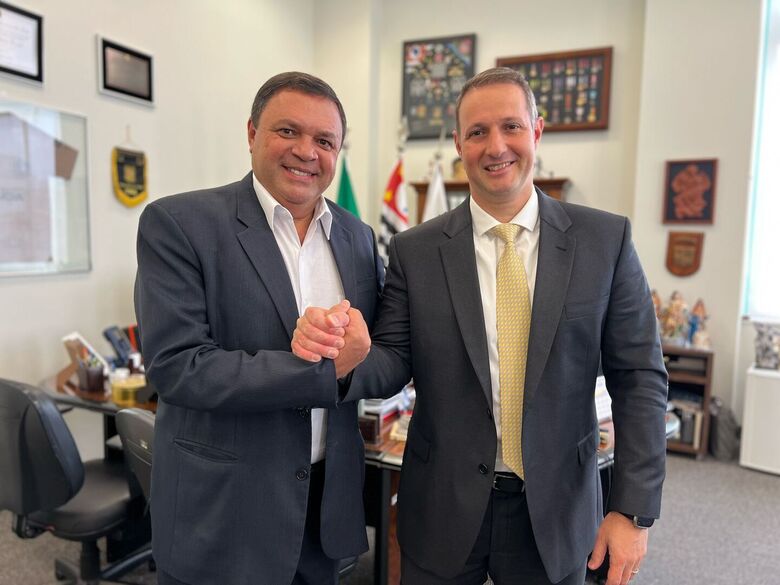 Marcos Damasio se reúne com Derrite para discutir pautas de segurança referentes à Mogi