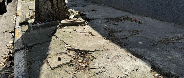 Alto Tietê tem pelo menos 1,2 mil pedidos de reparo de calçadas