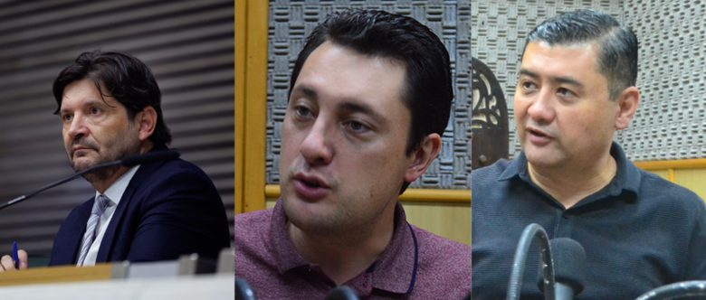 André do Prado, Rodrigo Gambale e Rodrigo Ashiuchi fizeram publicações sobre o Papa Leão XIV - (Fotos: Divulgação/Alesp e Isabela Oliveira/DS)