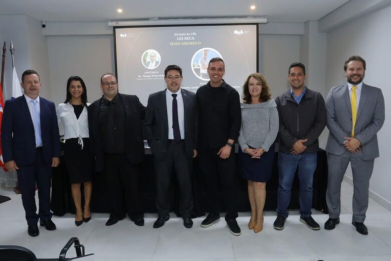 Vice-prefeito participa de palestra sobre Lei Seca promovida pela OAB de Suzano